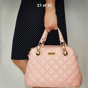 Kate Spade Blush Pink Quilted Handbag/ Crossbody